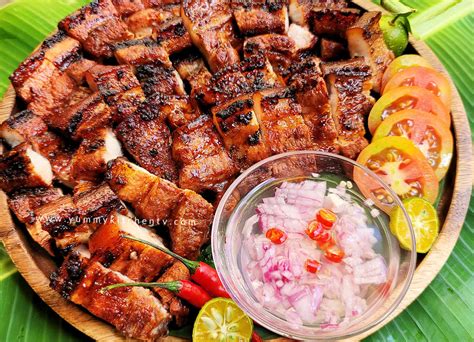 marinated liempo recipe|Inihaw na Liempo (Filipino.